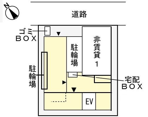 スパークル浅草の区画図