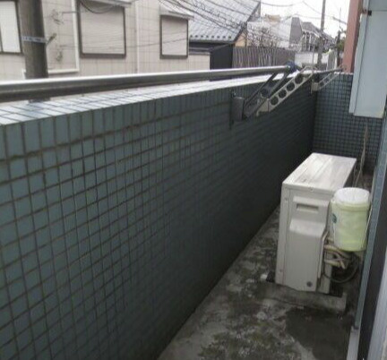 TRDフラットのバルコニー