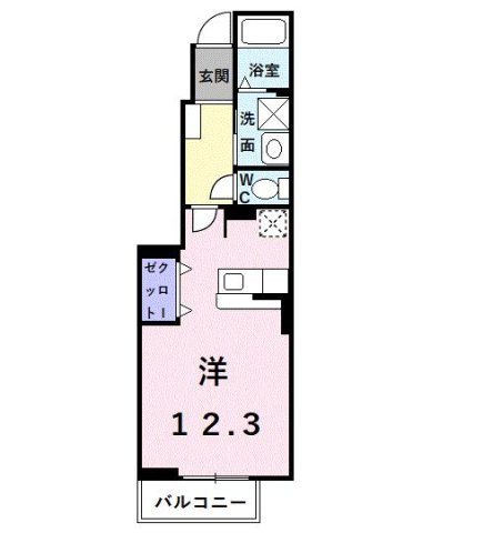 グリーンアンジュⅡの間取り
