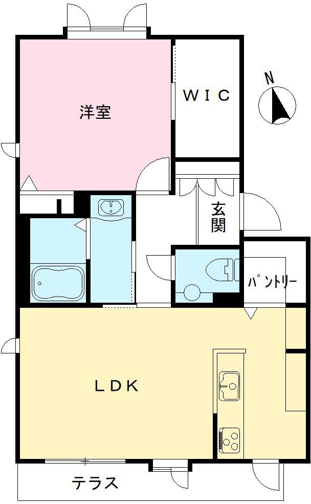 ＤＡＩＫＥＮＮ浜寺南町　Ｌ棟の間取り