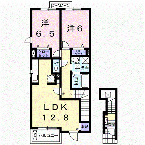 イジュ　ヴィアの間取り