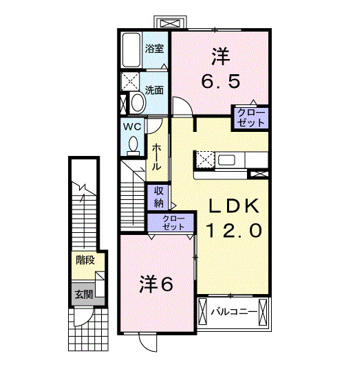 かのんⅠの間取り