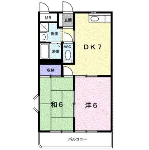 増田ハイムの間取り