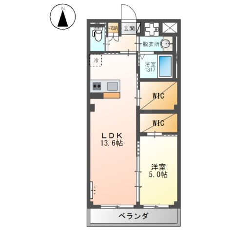 Partire（パルティーレ）の間取り