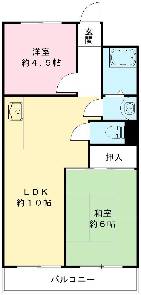 スエヨシハイツの間取り