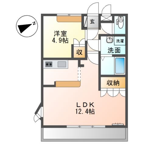 ＹＯＵコーポの間取り