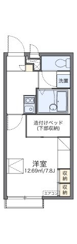 レオパレスコンフォート光明池の間取り