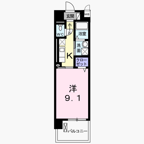 エテルノ　りんくうの間取り