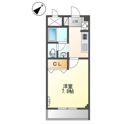 ラヴィーナ　弐番館の間取り