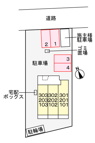 ファイン　セイバリーの駐車場|駐車場