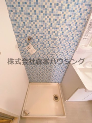 【設備】 | 　マンショングランメール | 室内洗濯機置き場です