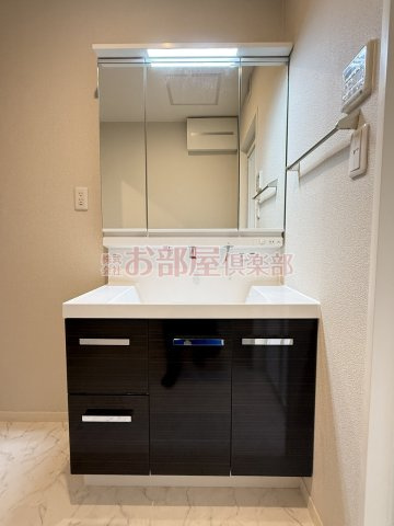ベレオ合川の洗面所|コンパクトで使いやすい洗面所
