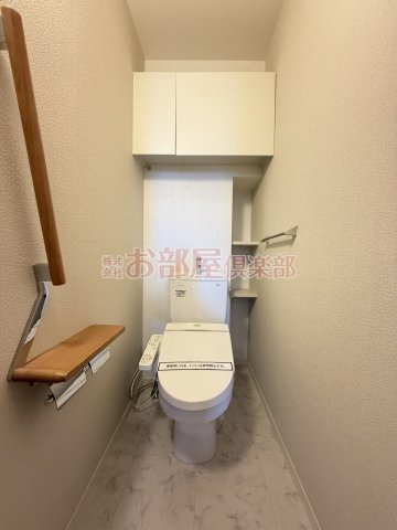 ベレオ合川のトイレ|ゆったりとした空間のトイレです