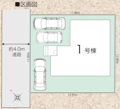 八王子市川口町　04期　全1棟の間取り|☆区画図☆