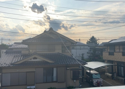 【展望】 | 横川町新築戸建 | 眺望を気にして物件を探す場合、前面に建物が建っていないか現地で確認しましょう！前面に建物があると景色はもちろん、日当たりや風通しにも影響が出てきます。住んだ時のことを想像しながら現地見学をしましょう。
