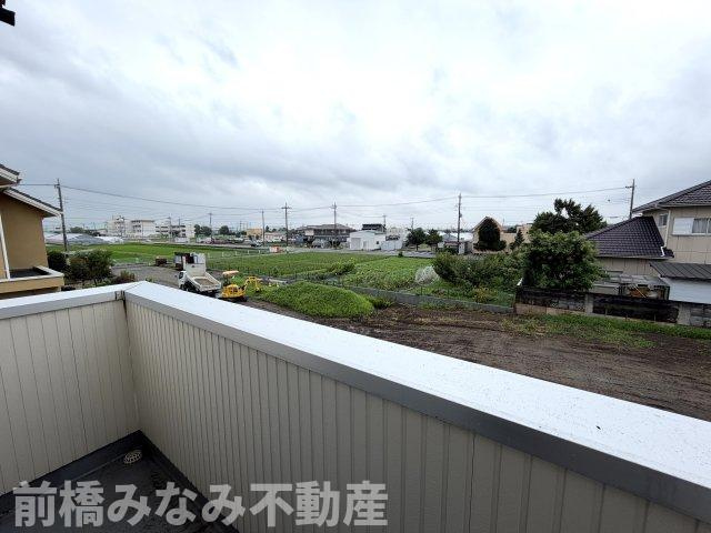 【中古】前橋市上佐鳥町　４LDK＋Sのバルコニー|陽当たり良好なバルコニーです