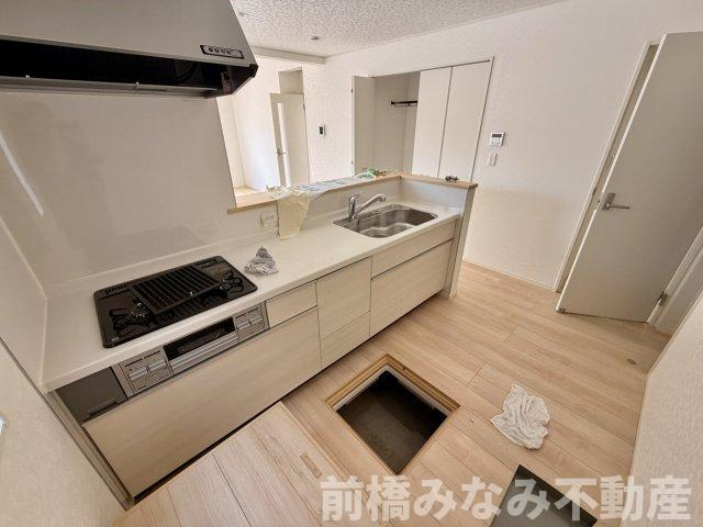 【新築平屋】高崎市吉井町下長根第３　４号棟(全４棟)　クレイドルガーデン　新築建売分譲の独立洗面台|独立洗面台で身支度をすべて済ませてしまいましょう