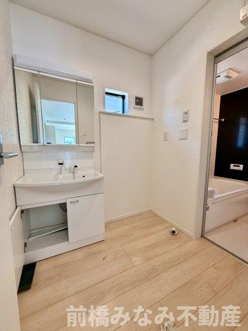 【新築平屋】高崎市吉井町下長根第３　４号棟(全４棟)　クレイドルガーデン　新築建売分譲の浴室|きれいなお風呂です