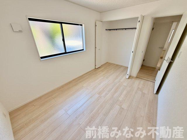 【新築平屋】高崎市吉井町下長根第３　４号棟(全４棟)　クレイドルガーデン　新築建売分譲の洋室|きれいな洋室です