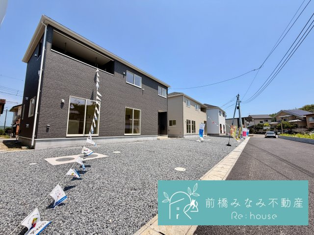 【新築】高崎市吉井町下長根第３　３号棟(全４棟)　クレイドルガーデン　新築建売分譲の外観|建物外観を気になさる方へ、見た目の良い物件です