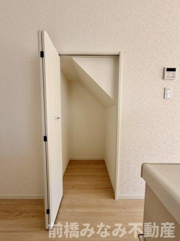 【新築】高崎市吉井町下長根第３　１号棟(全４棟)　クレイドルガーデン　新築建売分譲の収納|収納スペース豊富です