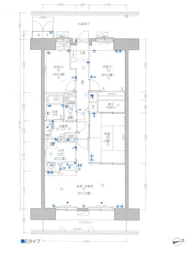 白井ロジュマンの間取り