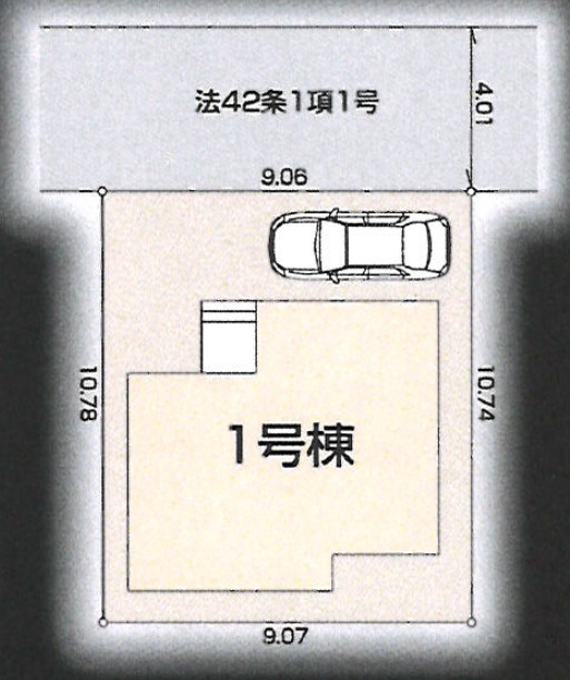 【仲介手数料無料】入間市　東藤沢第４　全１棟　入間市の不動産なら西武ハウジングの区画図