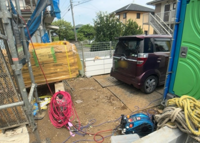 【庭】 | 廿里町新築戸建 | 庭があることでガーデニングや家庭菜園はもちろん、こどもの遊び場やペットを放して遊ぶことができます。また、家の周囲に余裕があるということです。隣地との間があれば、十分な日当たりと、風通しが確保できます。