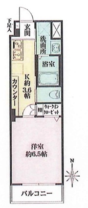 藤和ハイタウン新宿の間取り