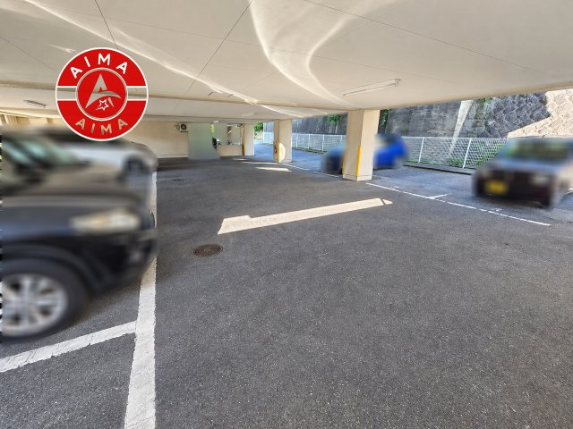 エスポワール平和の駐車場|ゆったりとしたスペースがある駐車場です。