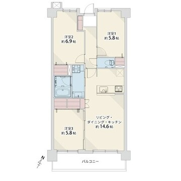 エスポワール平和の間取り|間取り