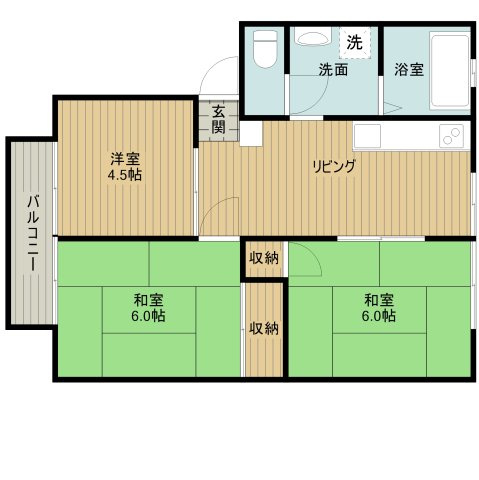 【間取り】 | ウインディア南平台A棟