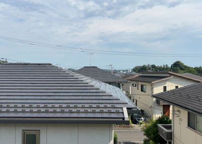 【展望】 | 堀之内中古戸建 | 眺望を気にして物件を探す場合、前面に建物が建っていないか現地で確認しましょう！前面に建物があると景色はもちろん、日当たりや風通しにも影響が出てきます。住んだ時のことを想像しながら現地見学をしましょう。