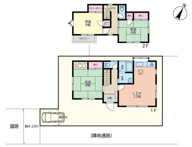 【間取り】 | 中津中古戸建 | 3LDKは、リビングダイニングキッチンと3つの居室がある間取り。ファミリー層に非常に人気の高い間取りで、広々としたリビングで家族団らんを楽しみ、個室でプライベートな時間も確保できるのが大きな魅力です。
