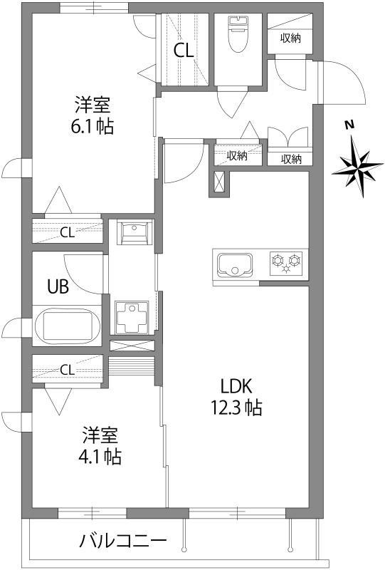 ミルフォードテラスの間取り|間取り図