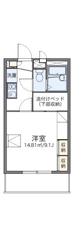 【間取り】 | レオパレス多田４