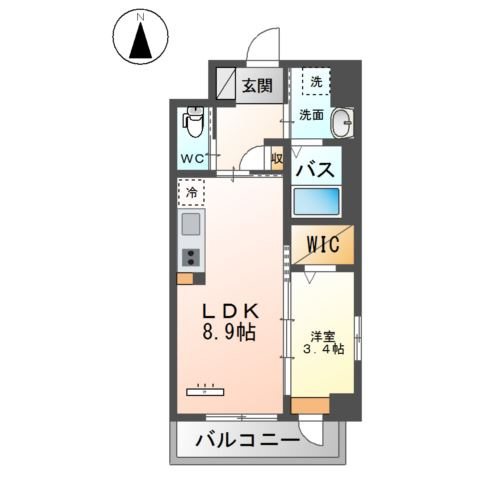 【間取り】 | Ｇｒａｎｄｅｕｒ　Ｈａｋａｔａ（グランドゥールハカタ）