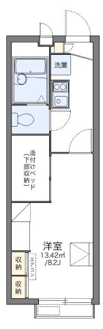 レオパレス武蔵野第３の間取り