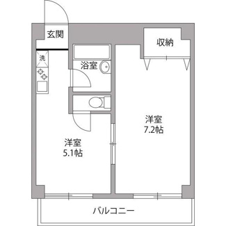 【間取り】 | セントラル大森 | 間取り図
