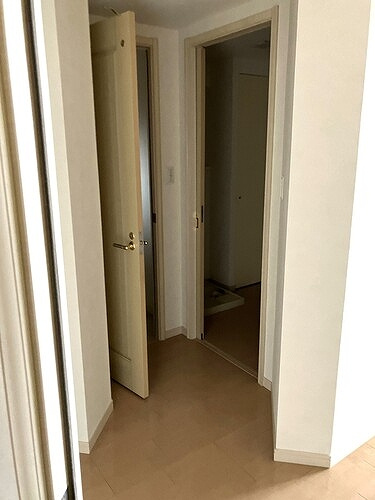 グランシティ上用賀のその他|廊下から洗面所　※前回募集時2025年3月の写真