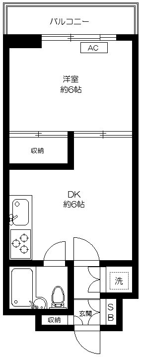 エスポワール千駄木の間取り