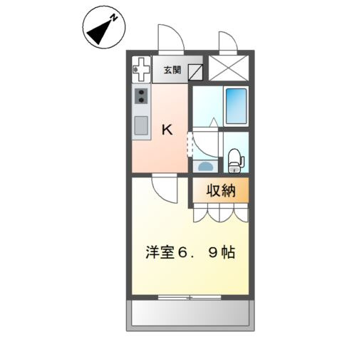 コンフォール・戸手の間取り