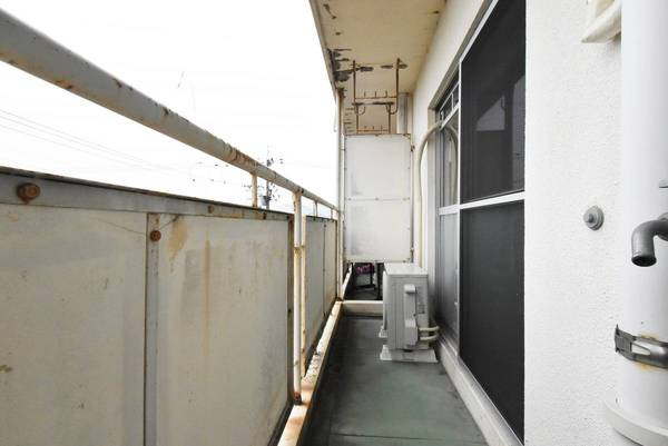 ビレッジハウス行松2号棟のバルコニー|ビレッジハウスの同一物件・同一タイプの間取りの写真です