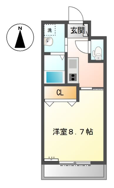 コンフォート日吉の間取り