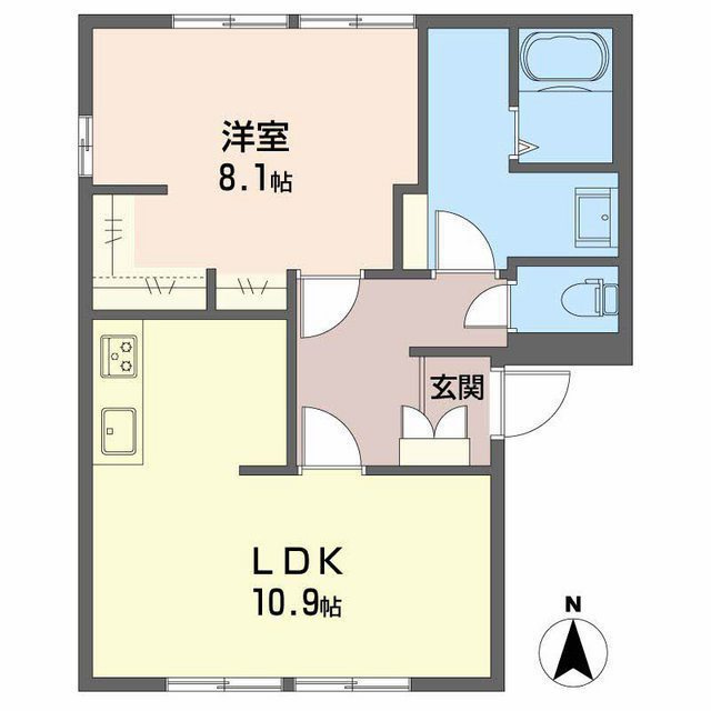 ルミエールＡ・Ｂ　の間取り