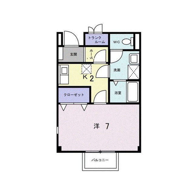 エンジェルハイツの間取り
