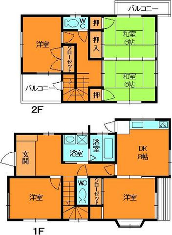 楠本三室一戸建て