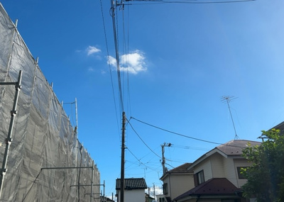 【展望】 | 下九沢中古戸建 | 眺望を気にして物件を探す場合、前面に建物が建っていないか現地で確認しましょう！前面に建物があると景色はもちろん、日当たりや風通しにも影響が出てきます。住んだ時のことを想像しながら現地見学をしましょう。