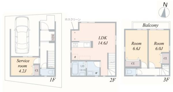 川崎市川崎区小田３丁目の新築一戸建の間取り|使い勝手の良い3LDKの間取♪
お気軽にお問い合わせください。