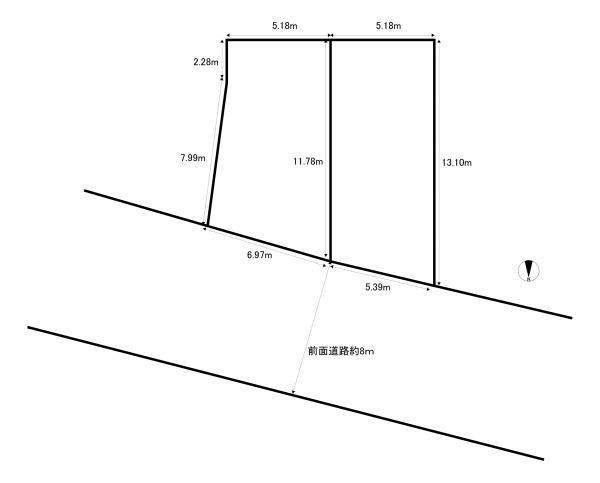 枚方市 牧野本町 １丁目　建築条件付 土地